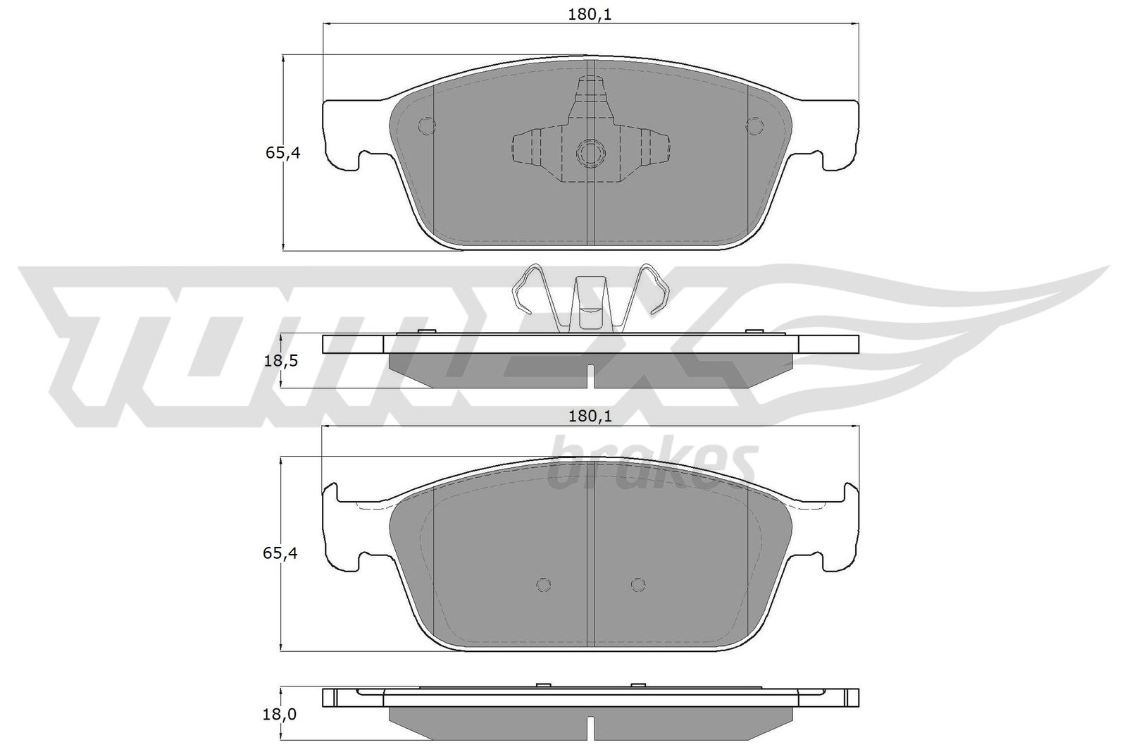 TOMEX Brakes TX 18-91 Sada...